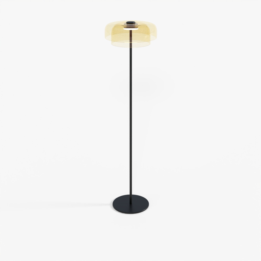 Lámpara de Pie de Cristal Levels