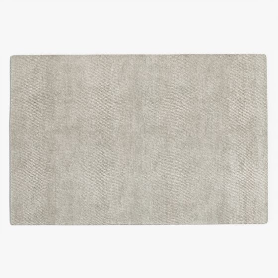 オフホワイトベージュのラグ