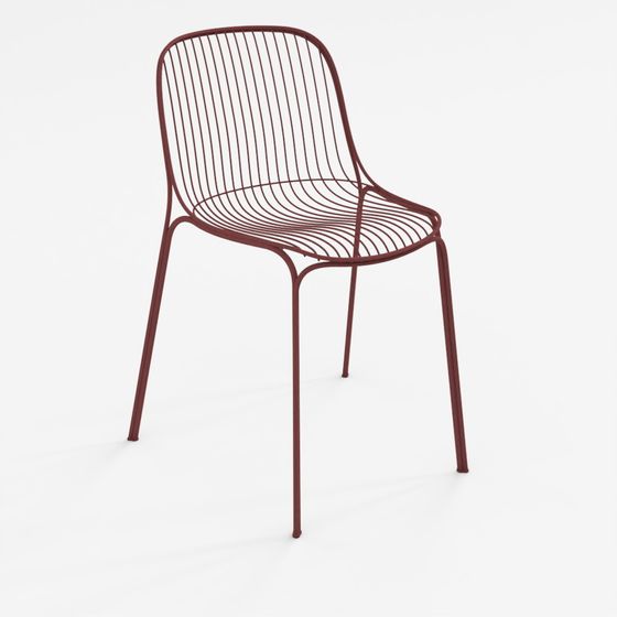 Elegant Metal Chair 3D model for Modern Designs