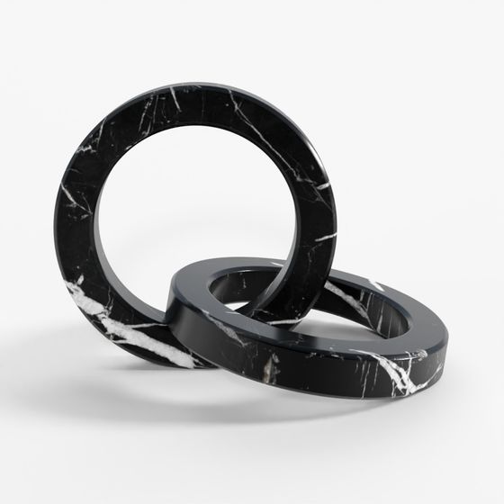 大理石の円形装飾