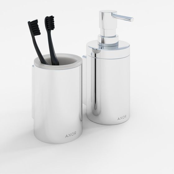 Portacepillo y dispensador de jabón