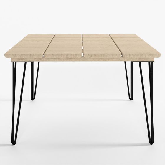 Bàn vuông gỗ tự nhiên