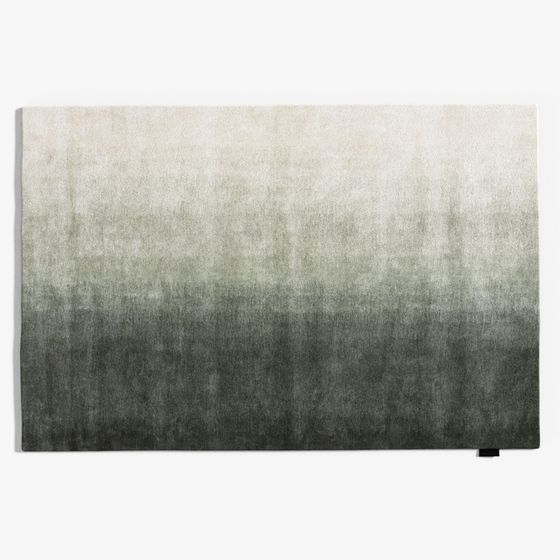 그라데이션 러그 녹색 카펫