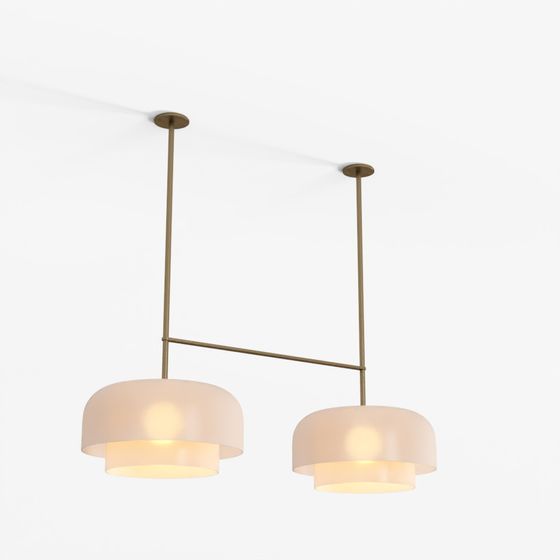 Rolo Extra Large Double Down Double Pendant