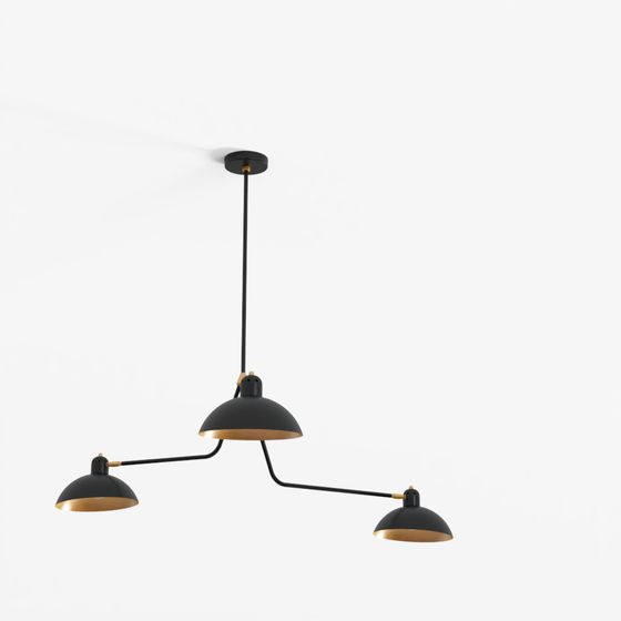 Waldorf Suspension Triple Lights
