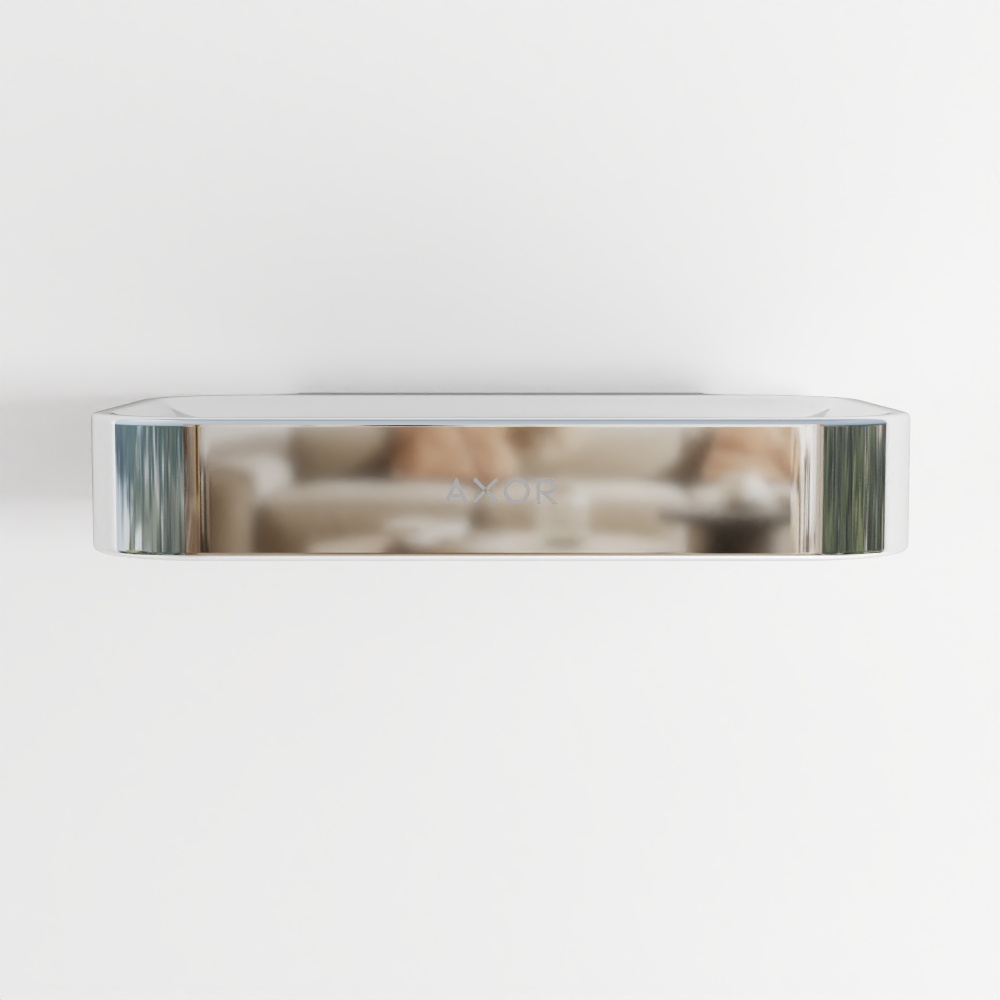 Porte-savon mural en métal