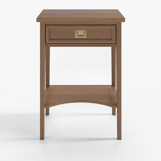 Elegant Low-Poly Nightstand 3D Model