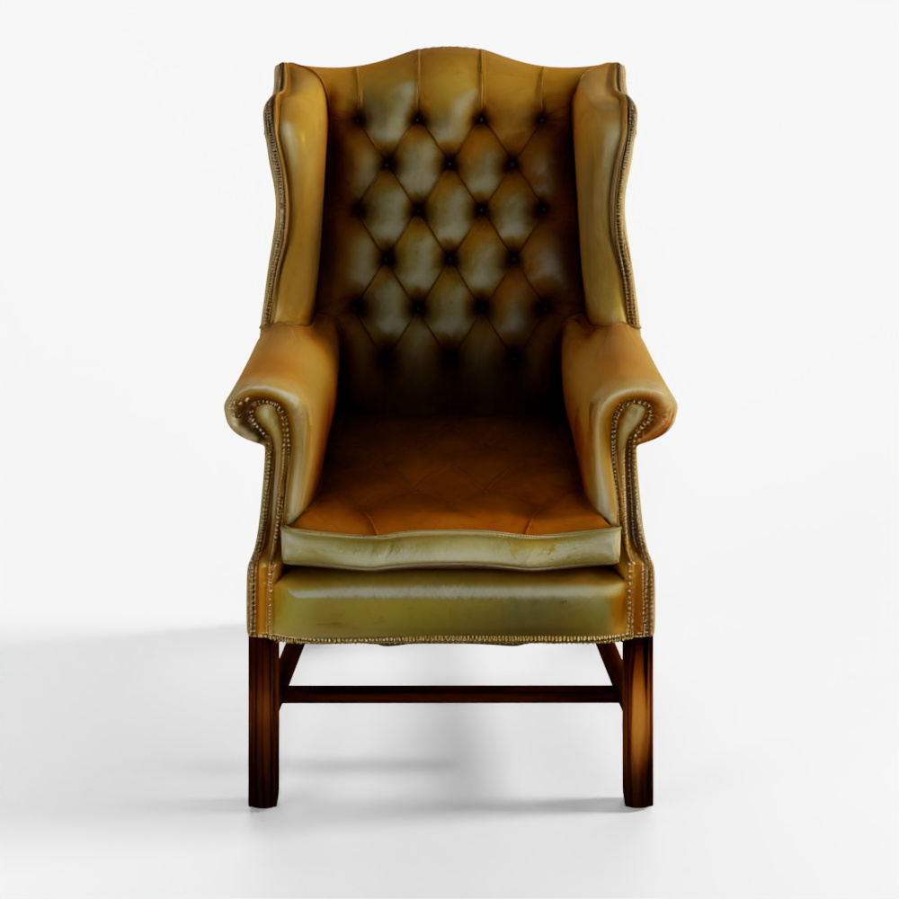 Ghế Cánh Da Đính Nút