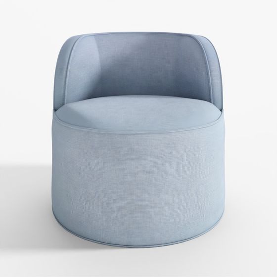 Water Lily Outdoor Swivel Chair