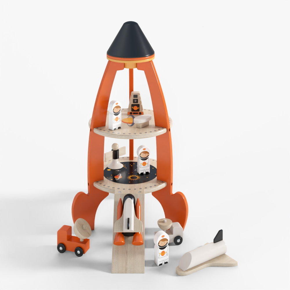 Set Giocattolo Razzo Cosmico