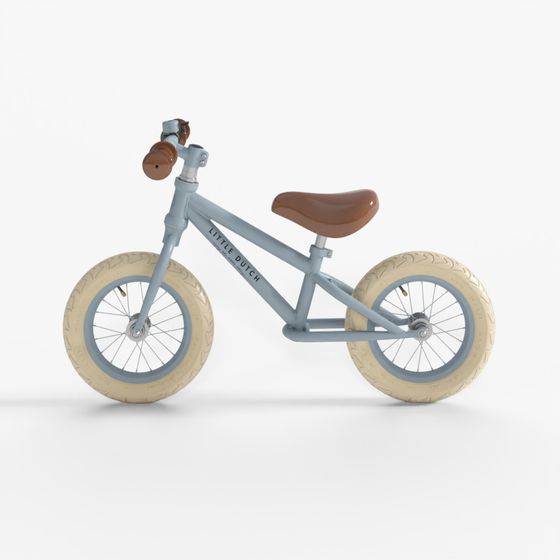 Vélo d'Équilibre Bleu Mat