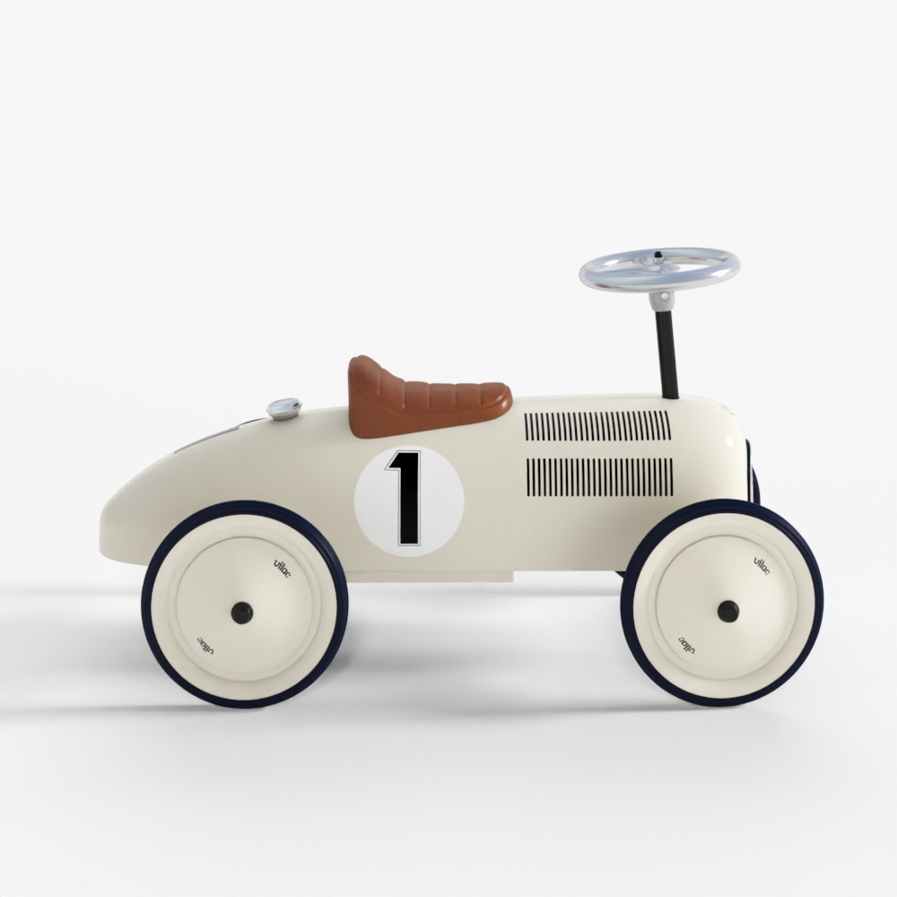 Ретро металлическая машина-качалка