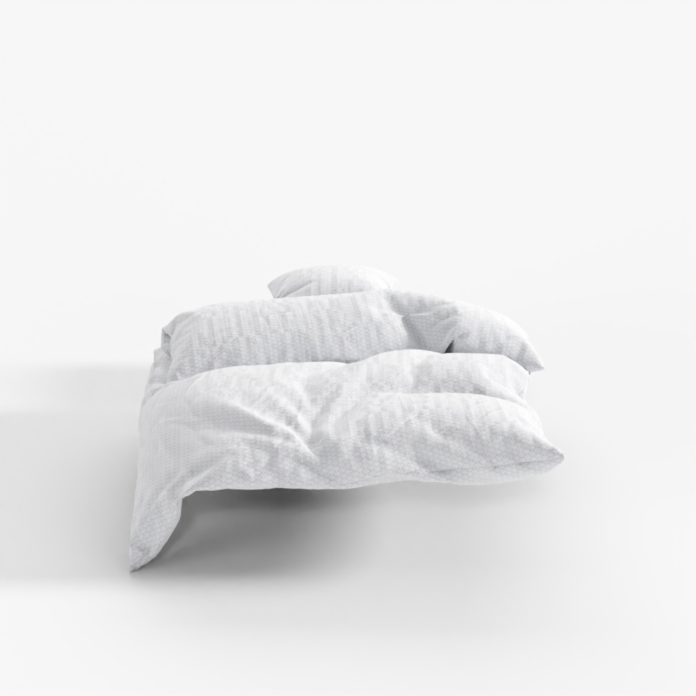 Parure de Lit Junior Vague Grise