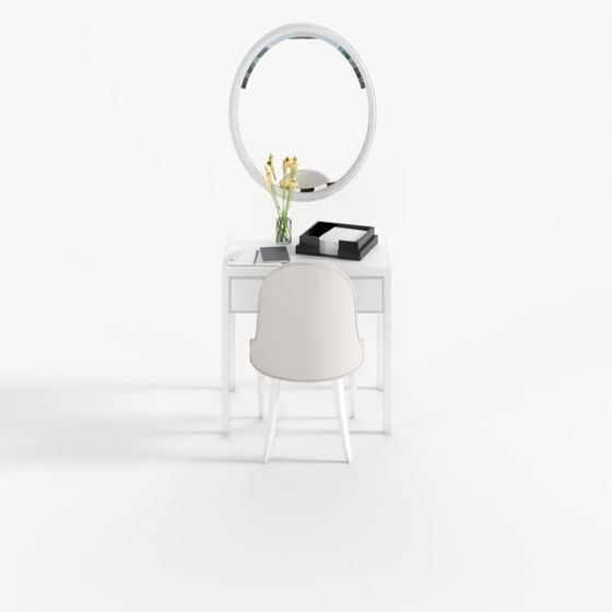 Elegant Minimalist Dressing Table 3D model