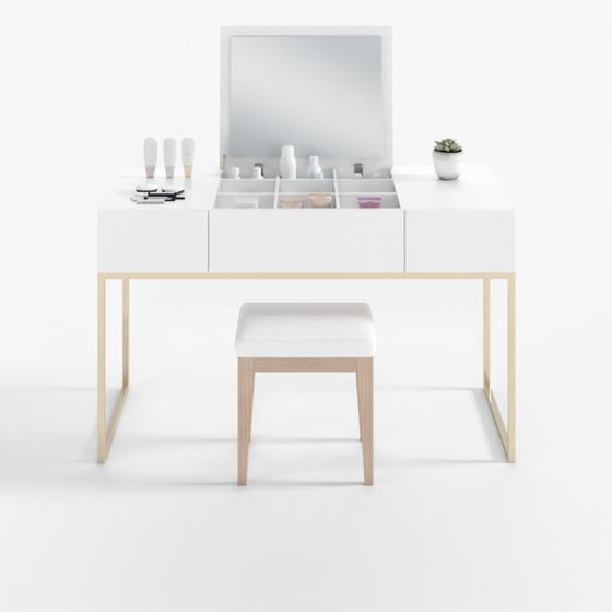 Modern Minimalist Makeup Vanity 3D model