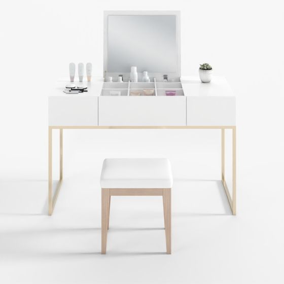 Elegant Minimalist Vanity 3D model