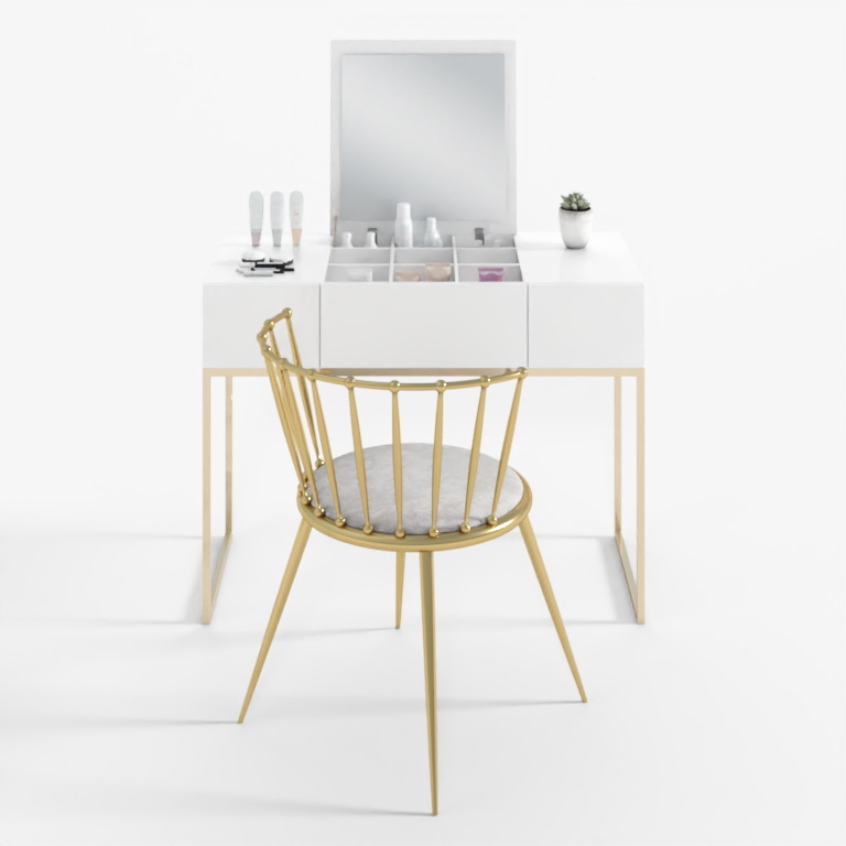 kujiale-cool house music-dressing table combination