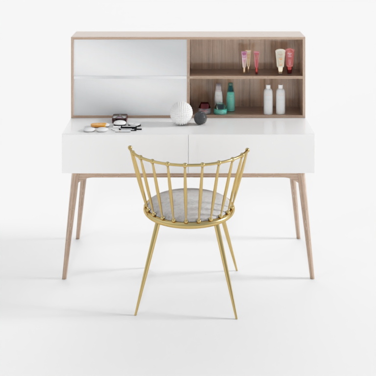 kujiale-cool house music-dressing table combination