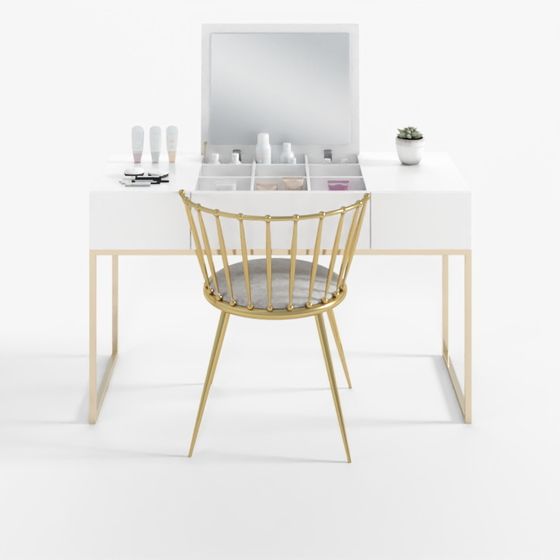 Elegant Makeup Vanity Set 3D model