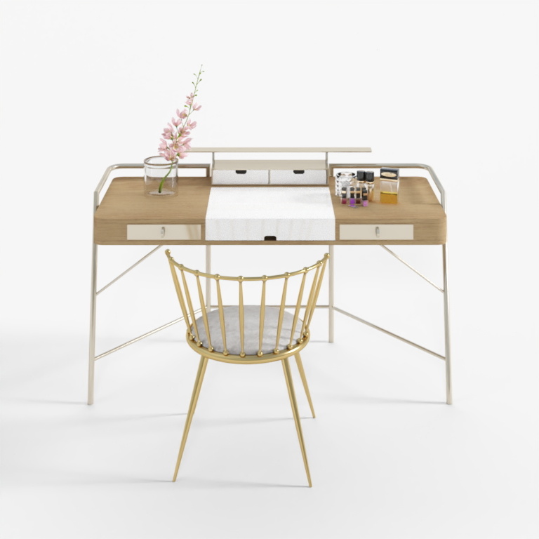 kujiale-cool house music-dressing table-1 combination