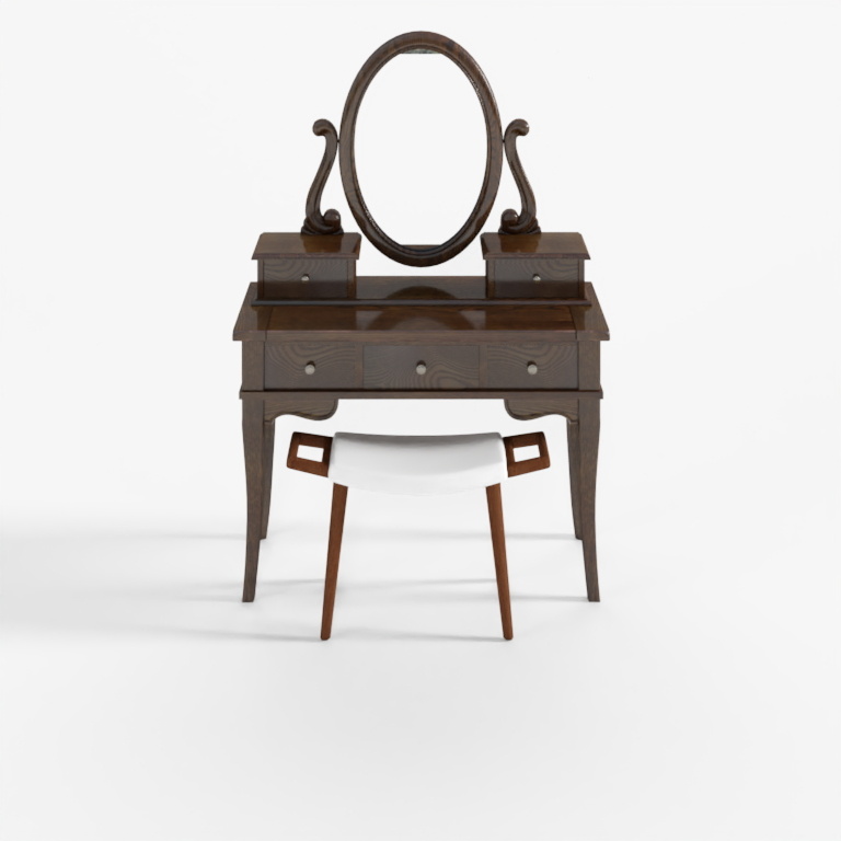 Baojule LV862 Vanity Table + Mirror Set