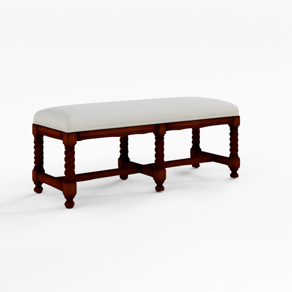 バーリー ツイスト ベンチ 55_