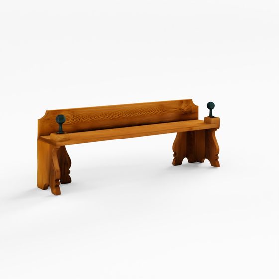 ม้านั่งอิตาเลียนพร้อมพนักพิง