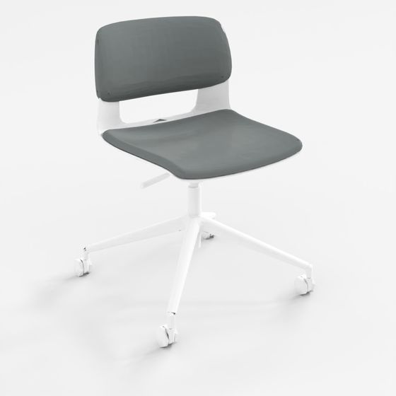 Desker 白色按鈕升降-831