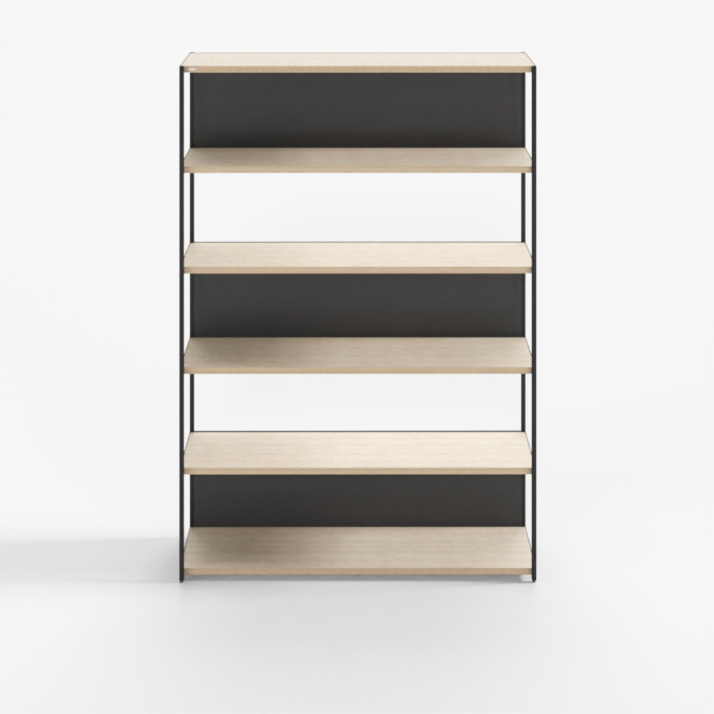 Desker W1200 五層鋼製書櫃-MLFK