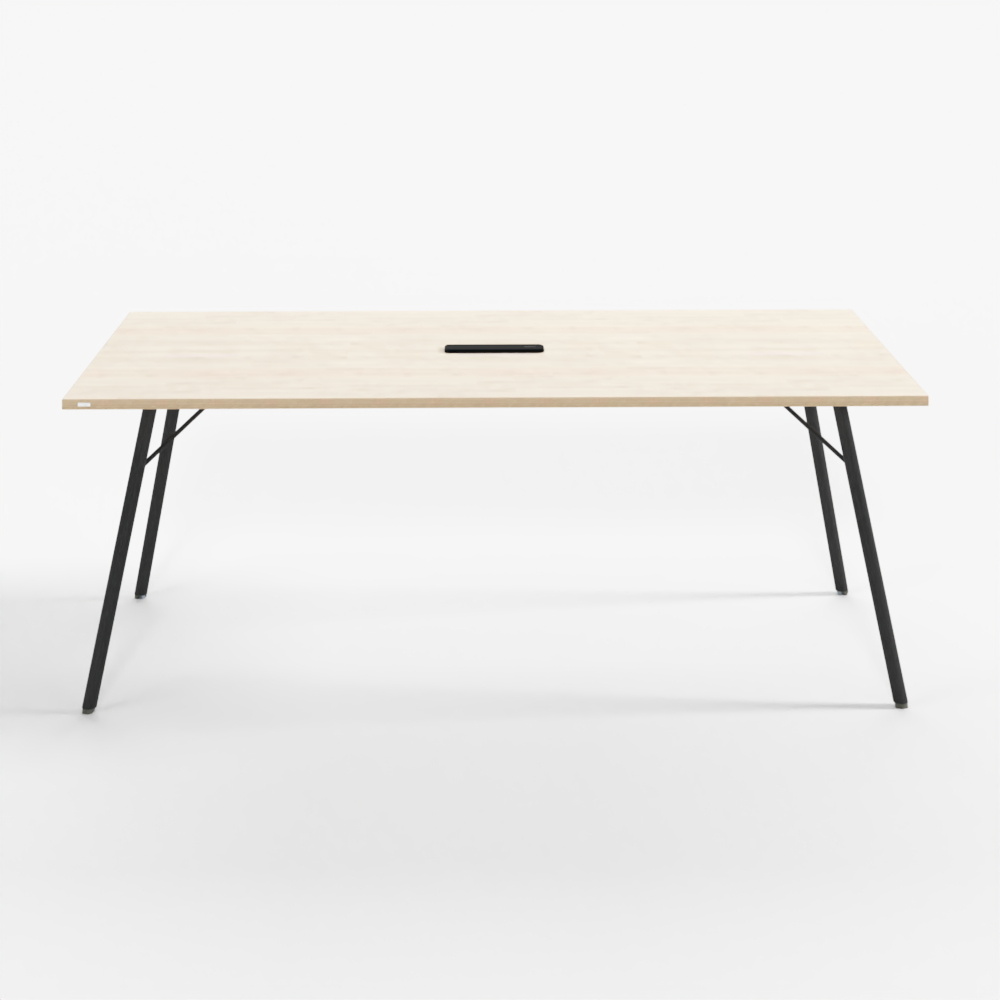 Desker W1900xD900 Table with Power Outlet - MLFK