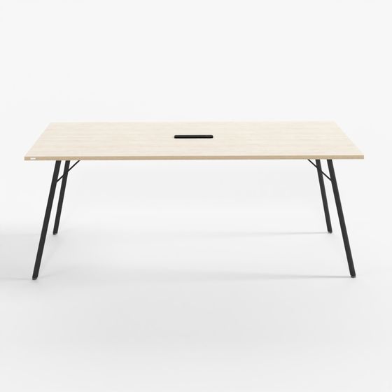 Desker W1900xD900 Table with Power Outlet - MLFK