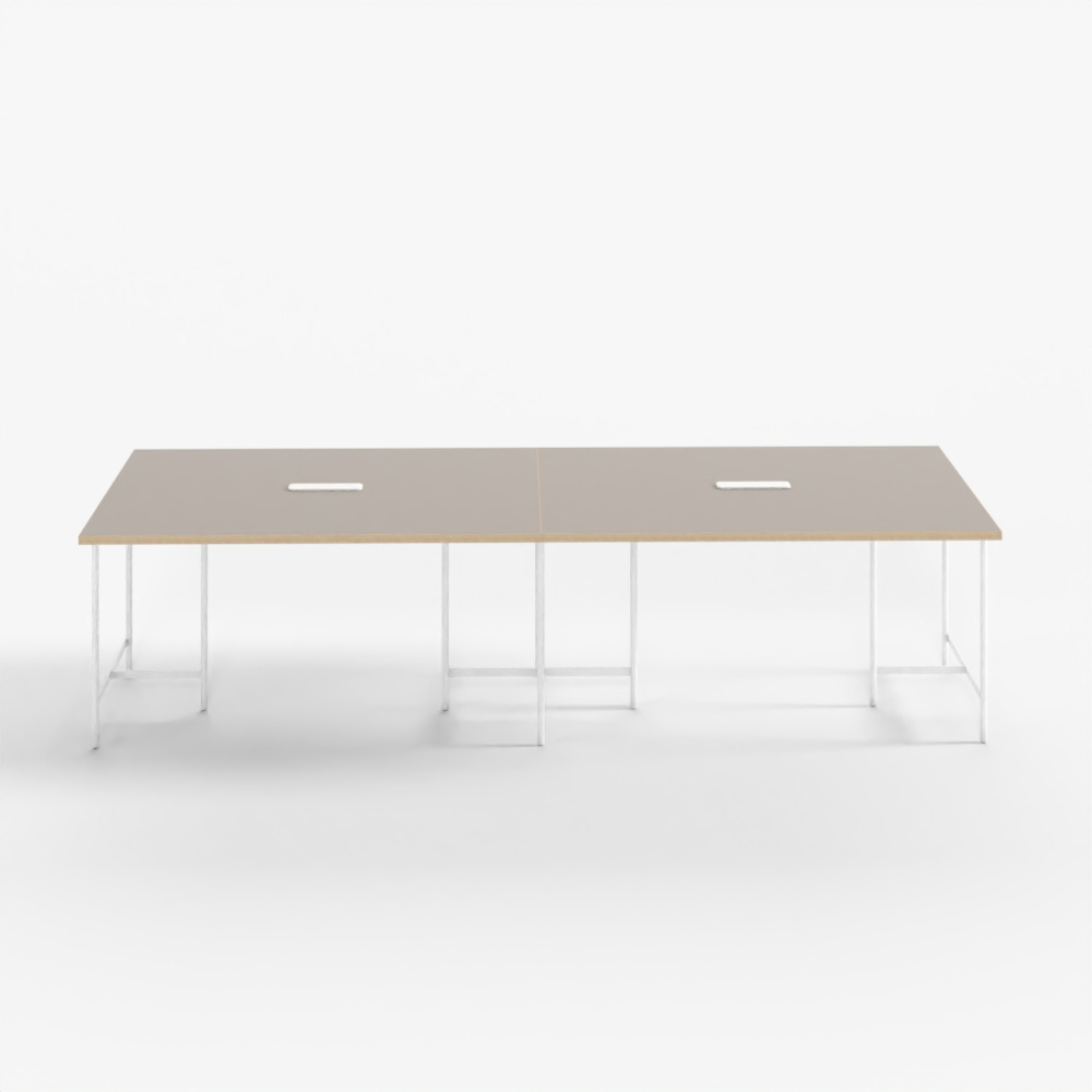 Desker W2800xD1000 Large Table with Power Outlet - GUWW