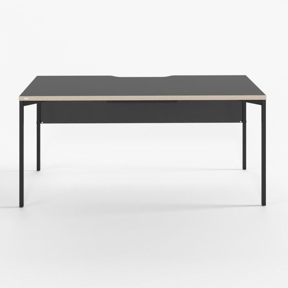 Стол с нижней панелью для приватности Desker W1600xD700 2.0 - FKFK