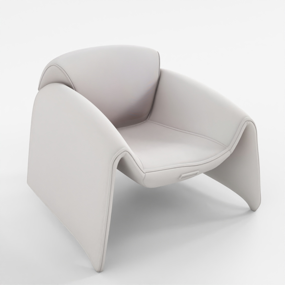Curved Lounge Chair