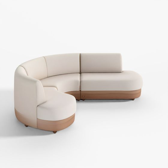 Hyundai Livart Gannic Bench Large Corner Sofa