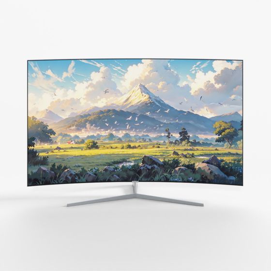 Изогнутый 4K SUHD телевизор