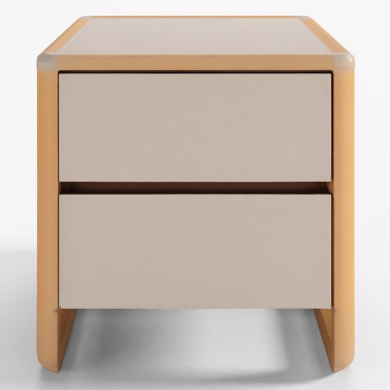 Iloom Solid Wood Bed Side Table