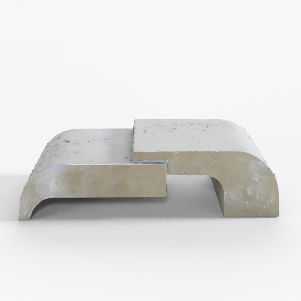 ピューターコーヒーテーブル