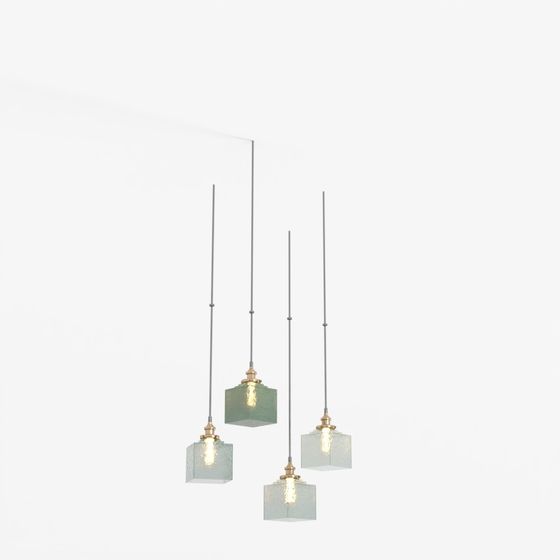 โคมระย้าห้องนั่งเล่นและรับประทานอาหารทรงครีม