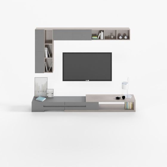 Stylish 3D TV Cabinet Model for Modern Homes