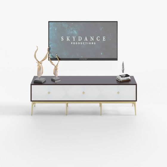 Modern Luxe Media Console 3D model