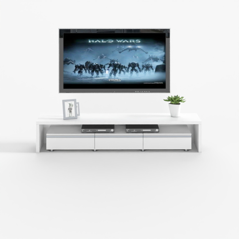 Modern minimalist solid wood lacquered drawer TV Cabinet combina