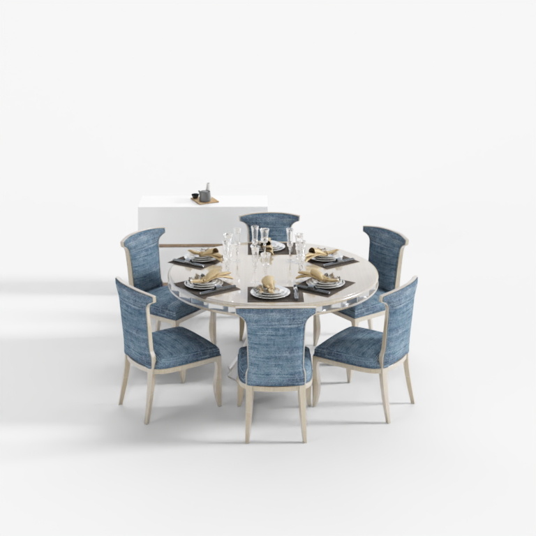 The modern-dining room-dining table combination