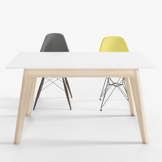 Minimalist Dining Table and Chair Set 3D model