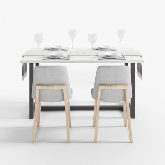 City Table 3D model for Modern Minimalist Design