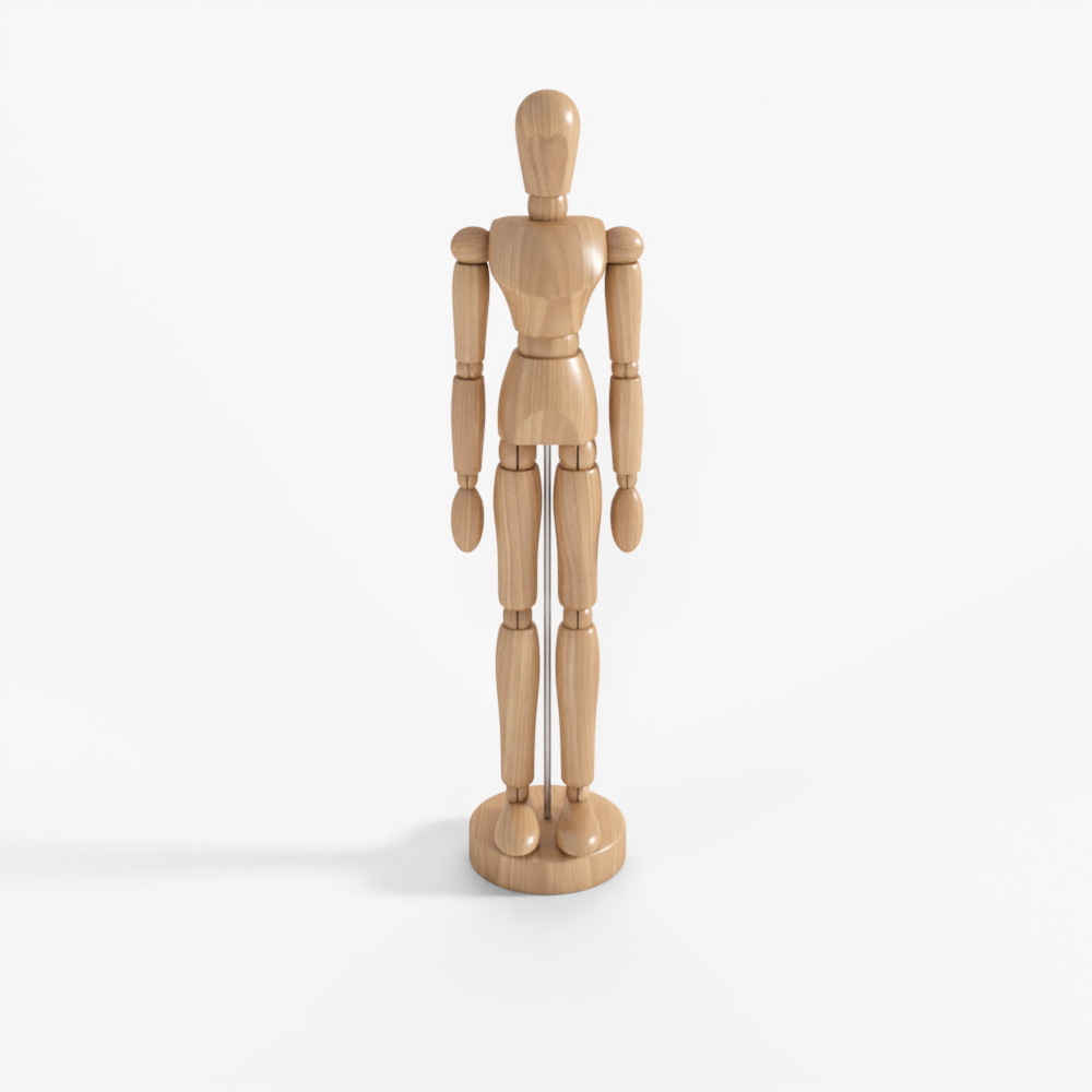 Wooden Manikin Male