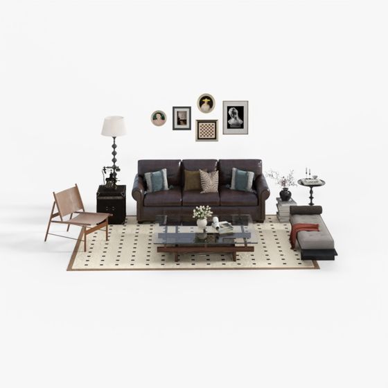 American Multi-Seater Sofa