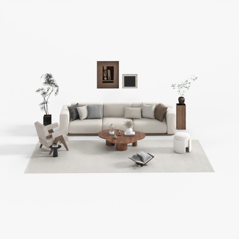 Set Divano Multi-Posto Moderno Vintage