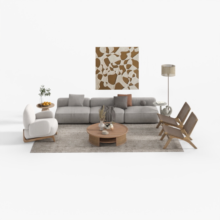 Wabi-Sabi Multi-person Sofa Combination