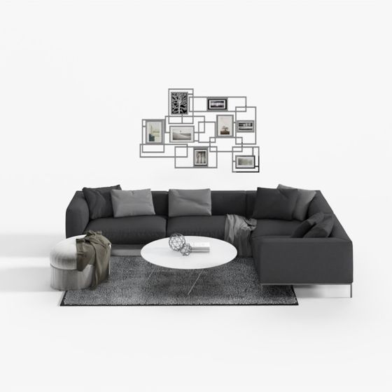 Urban L-Shape Sofa 3D Model